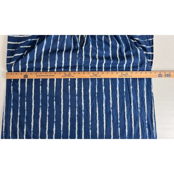 H&M Women's Wide-cut Cotton Dress Blue White Stripe Oversized Size M - Picture 6 of 9